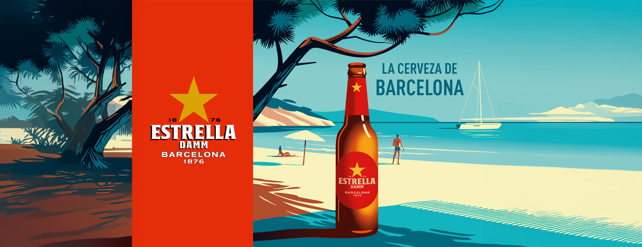Estrella Damm Lager Rabattaktion 1 Euro - KW 37 in 2026